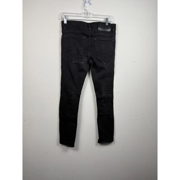 Brave Star Selvage Jeans Men's 30x29 Faded Black Denim The Slim Taper - Picture 2 of 7